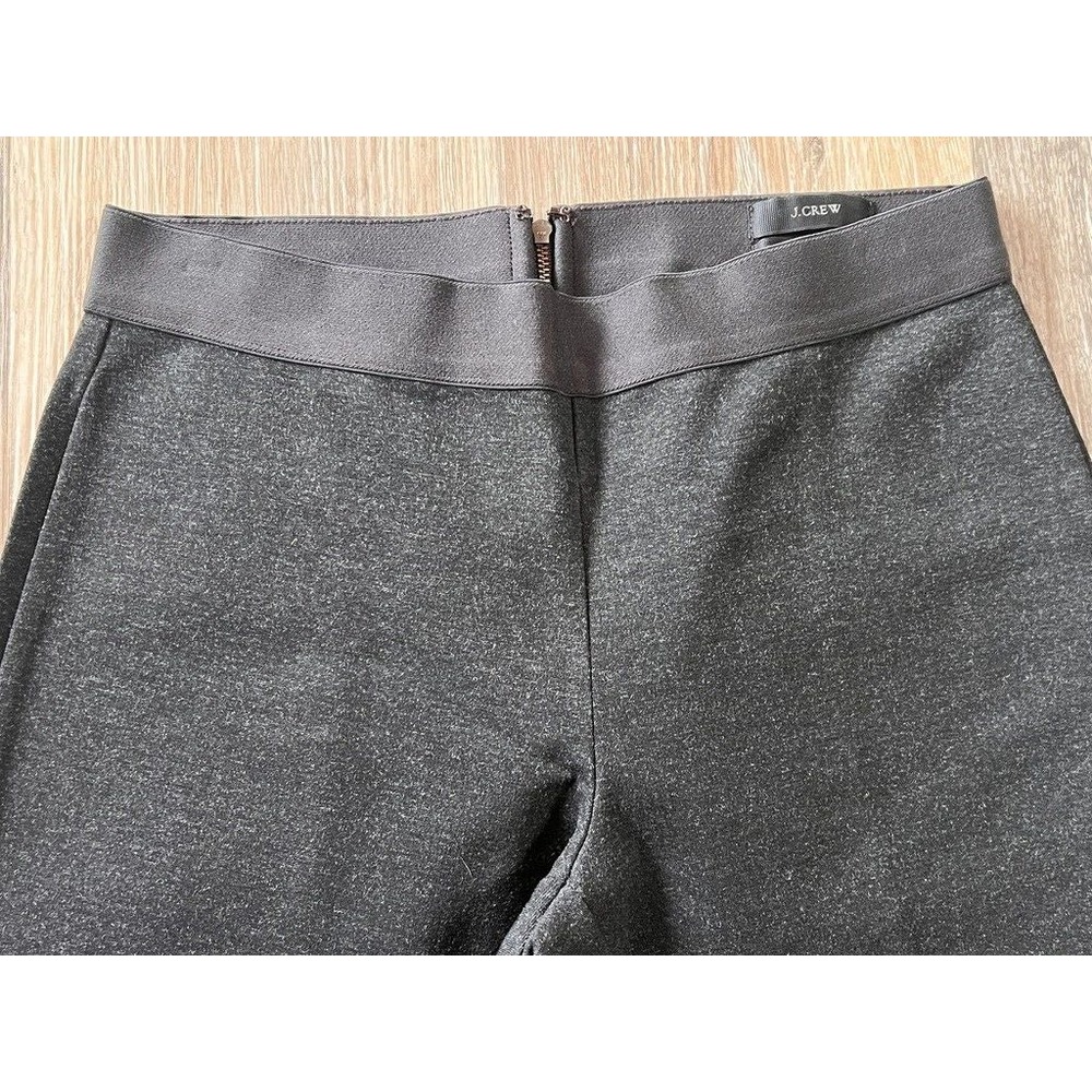J Crew Woman's Pixie Pants Structured Leggings 4S Charcoal Grey 26" Inseam NWOT - Picture 3 of 14